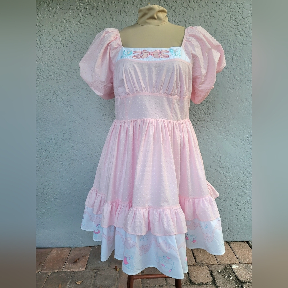 Disney Parks The Dress Shop Cinderella Princess Pink Dress NWT  2x Dapper Day